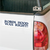 Robin Hood hatte Recht Autoaufkleber (Auf Lkw)