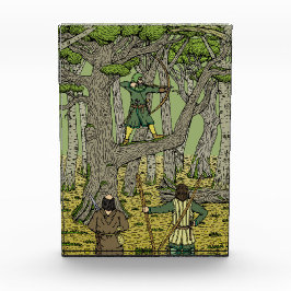 Robin Hood im Sherwood-Wald Fotoblock