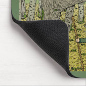 Robin Hood im Sherwood-Wald Mousepad (Ecke)