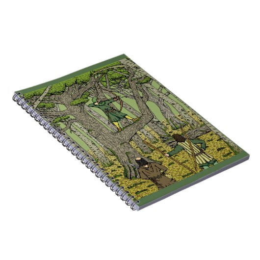 Robin Hood im Sherwood-Wald Notizblock (Rechte Seite)