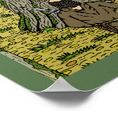 Robin Hood im Sherwood-Wald Poster (Ecke)