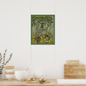Robin Hood im Sherwood-Wald Poster (Küche)
