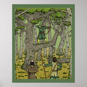 Robin Hood im Sherwood-Wald Poster