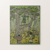 Robin Hood im Sherwood-Wald Puzzle (Vertikal)