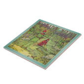 Robin Hood im Wald Fliese (Seite)