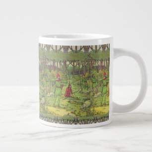 Robin Hood im Wald Große Kaffee-Tasse Jumbo-Tasse
