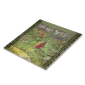 Robin Hood im Wald Keramik Tile Fliese (Seite)