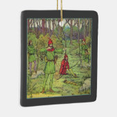 Robin Hood im Wald  Keramikornament (Rechts)