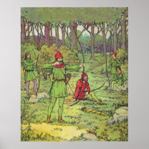 Robin Hood im Wald Poster