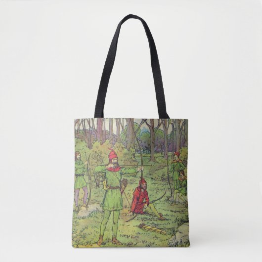 Robin Hood im Wald Tasche (Vorderseite)