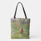 Robin Hood im Wald Tasche (Rückseite)