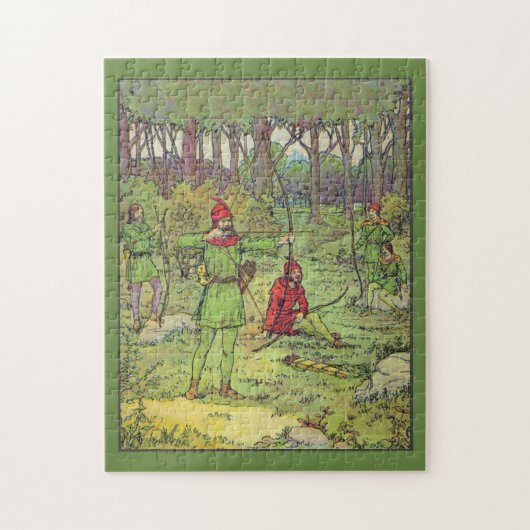 Robin Hood In The Forest  Puzzle (Vertikal)