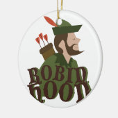 Robin Hood Keramik Ornament (Links)