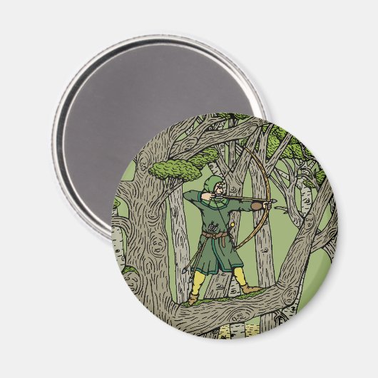 Robin Hood Magnet (Vorderseite/Rückseite)