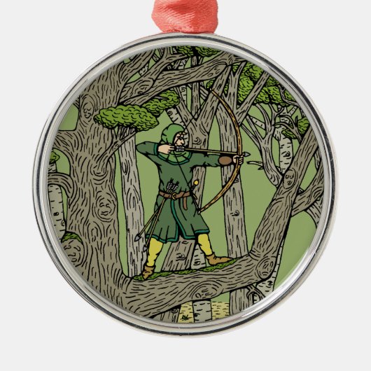 Robin Hood Ornament Aus Metall (Vorne)