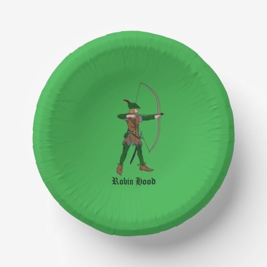 Robin Hood Paper Bowls Pappteller (Vorderseite)