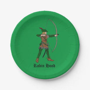 Robin Hood Paper Plate Pappteller