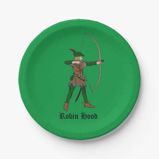Robin Hood Paper Plate Pappteller (Vorderseite)