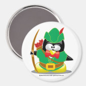 Robin Hood Penguin Magnet (Vorderseite/Rückseite)