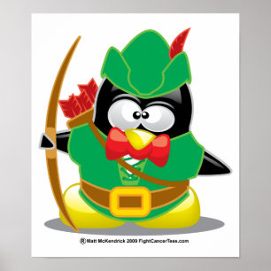 Robin Hood Penguin Poster