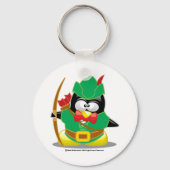 Robin Hood Penguin Schlüsselanhänger (Vorderseite)