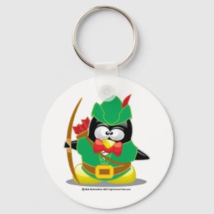 Robin Hood Penguin Schlüsselanhänger