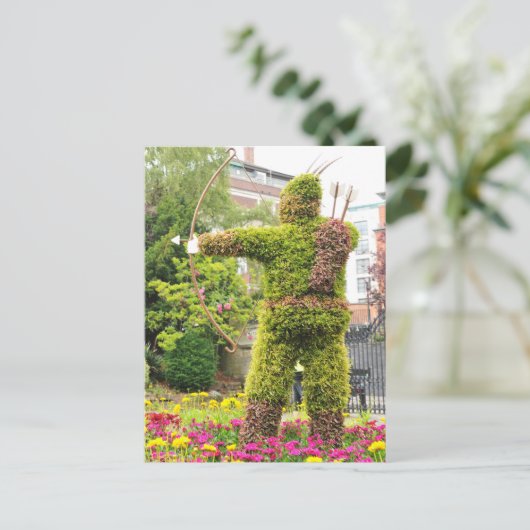 Robin Hood Postkarte (Stehend Vorderseite)