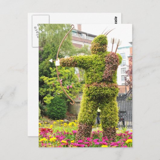 Robin Hood Postkarte (Vorne/Hinten)