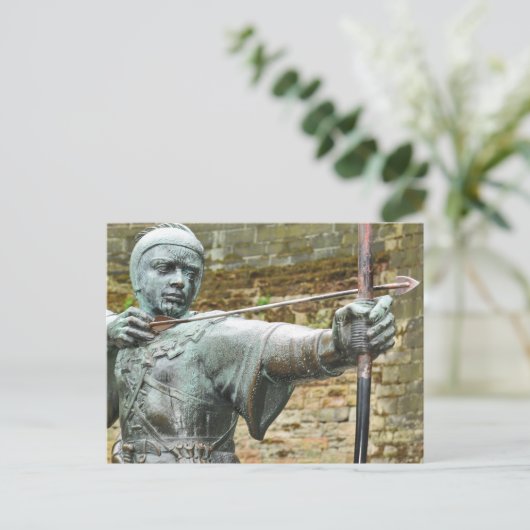Robin Hood Postkarte (Stehend Vorderseite)