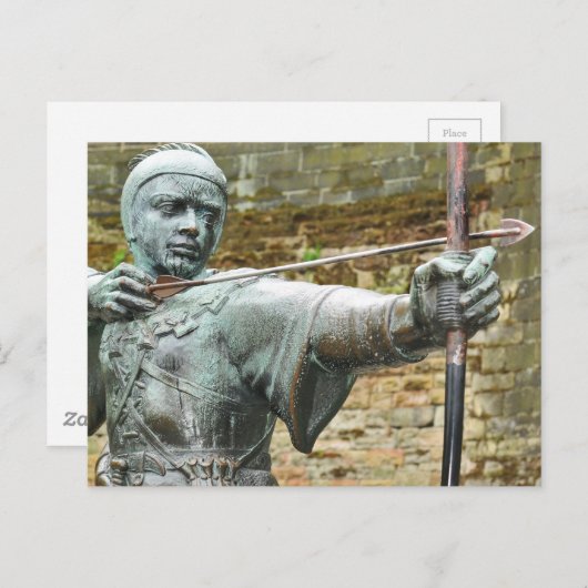 Robin Hood Postkarte (Vorne/Hinten)