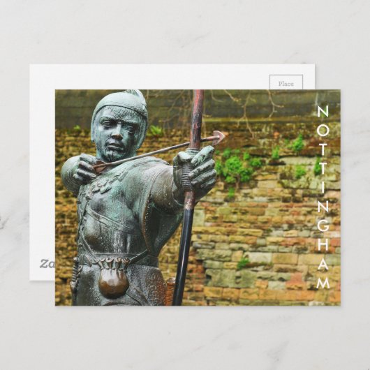 Robin Hood Postkarte (Vorne/Hinten)