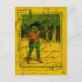 Robin Hood, sein Bow und Pfeil Postkarte (Vorderseite)