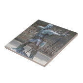 Robin Hood Statue durch Nottingham-Schloss-Foto Fliese (Seite)