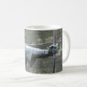 Robin Hood Statue, Nottingham Kaffeetasse (VorderseiteRechts)