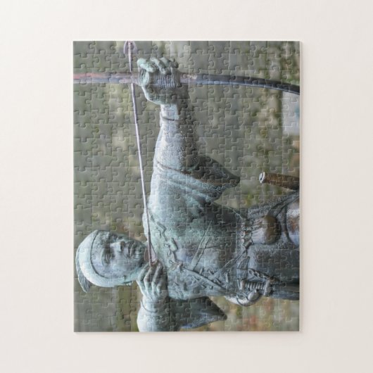 Robin Hood Statue Nottingham Puzzle (Vertikal)