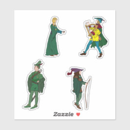 Robin Hood Sticker 4 Pack Nr.2