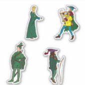 Robin Hood Sticker 4 Pack Nr.2 (Vorderseite)