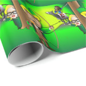 Robin Hood Trump Geschenkpapier (Rolleneckpunkt)
