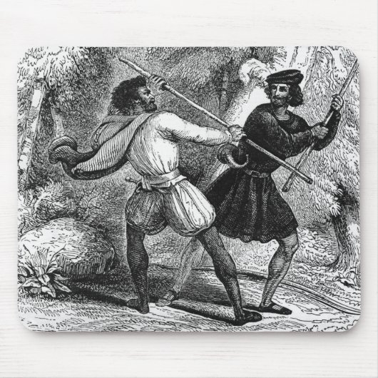 Robin Hood und das Tanner mit Viertel-Personal Mousepad (Vorne)