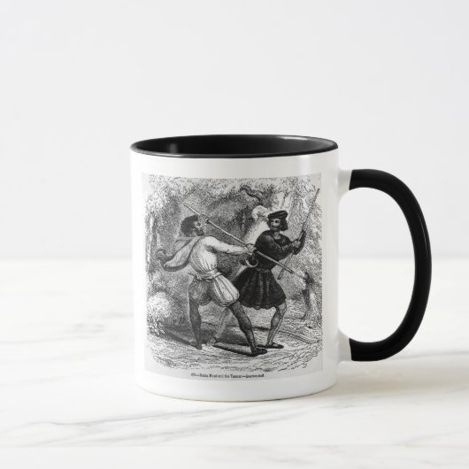 Robin Hood und das Tanner mit Viertel-Personal Tasse (Rechts)