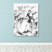 Robin Hood und der Bischof Leinwanddruck (Insitu (Holzboden))