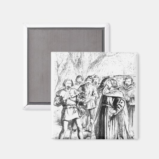 Robin Hood und King Richard I Magnet (Vorderseite/Rückseite)
