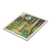 Robin Hood und Klein John Fliese (Seite)