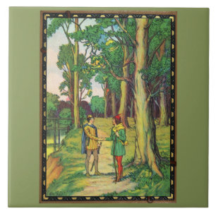 Robin Hood und Klein John Fliese