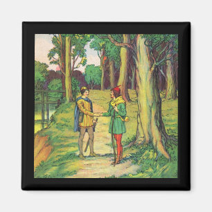 Robin Hood und Klein John Magnet