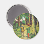 Robin Hood und Klein John Magnet (Vorderseite/Rückseite)