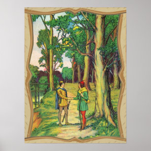 Robin-Hood-und-Klein-John-Plakat Poster