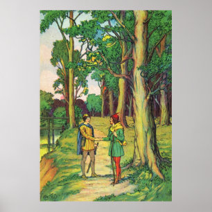 Robin Hood und Klein John Poster