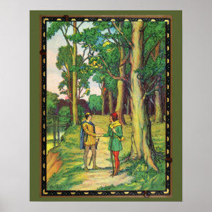 Robin Hood und Klein John Poster