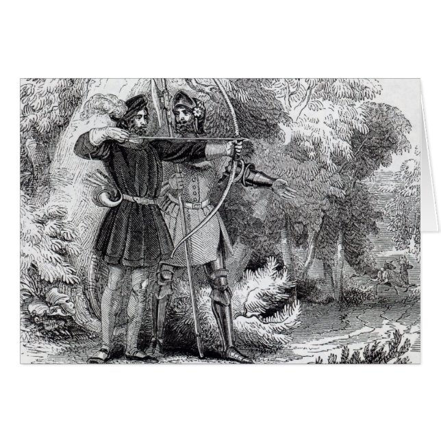 Robin Hood und kleiner John (Vorderseite (Horizontal))